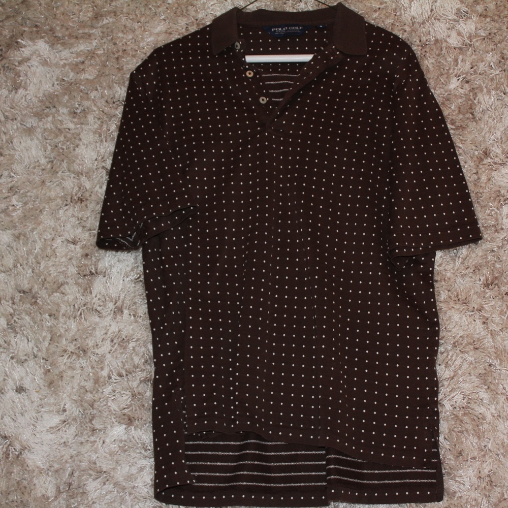 Vintage brown polo golf shirt